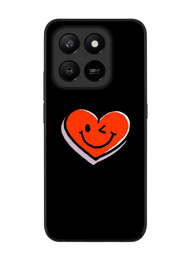For Honor X7d 4G / X7d 5G / 400 Smart Case,Slim fit Camera Protection, Shockproof Thin Phone cover  - Winking Heart